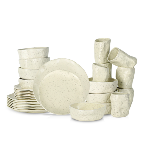Sandkrem Dining Set - (Sand Cream)