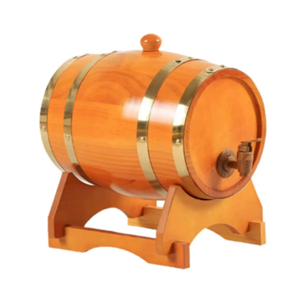 Eikfat – Vintage Oak Barrel Dispenser - Image 4