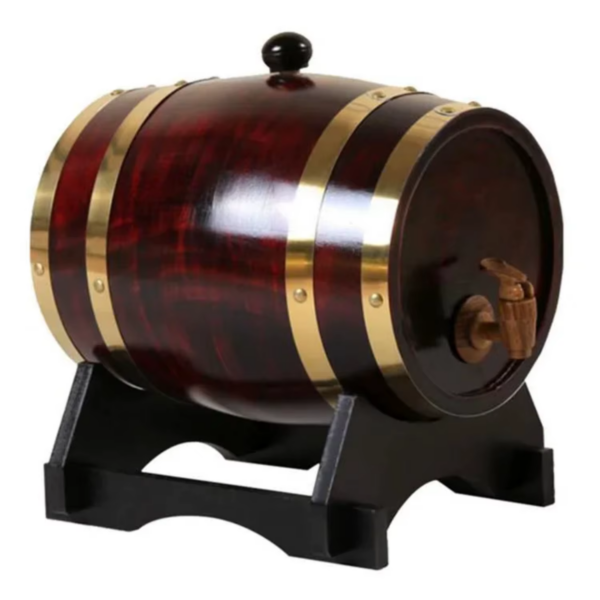Eikfat – Vintage Oak Barrel Dispenser - Image 2
