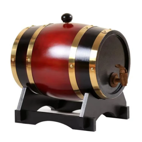 Eikfat – Vintage Oak Barrel Dispenser - Image 5
