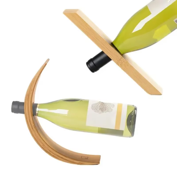Balansestativ – Bamboo Wine Holder - Image 3