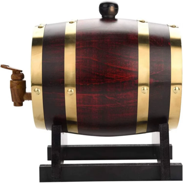 Eikfat – Vintage Oak Barrel Dispenser - Image 8